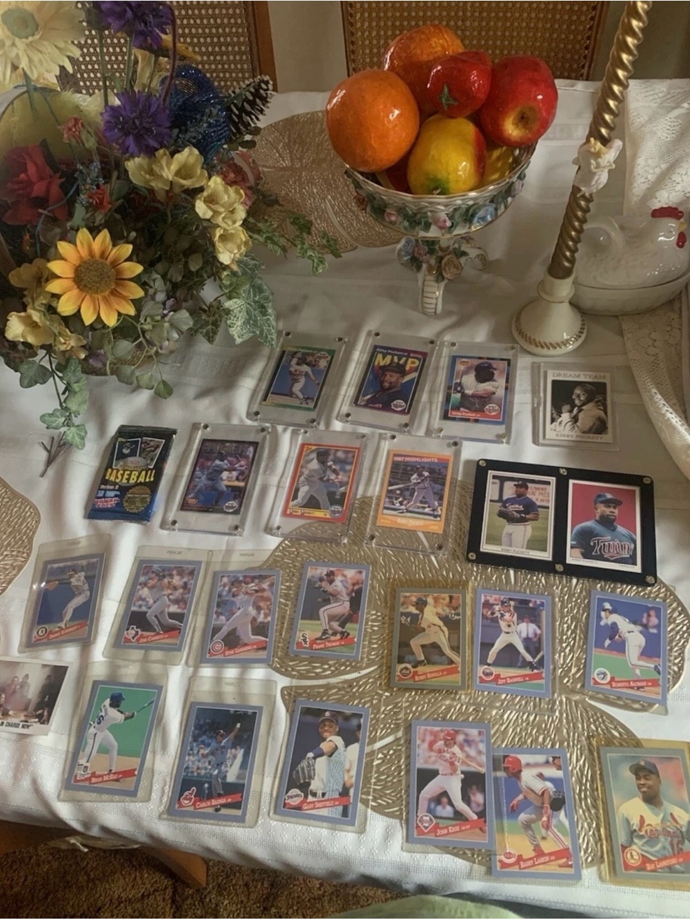 Baseball Trading Card Set - Multi-Color Collectible Pack old